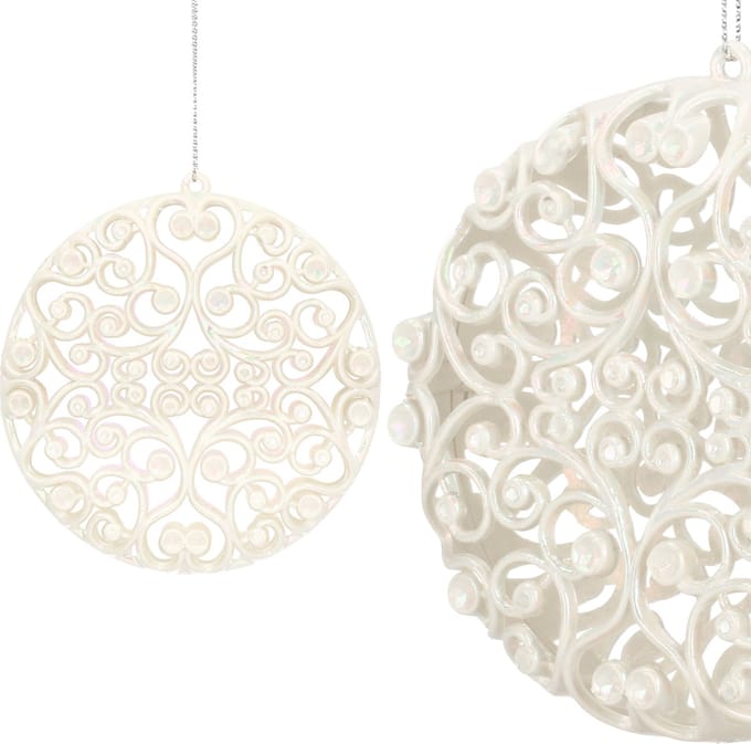 Springos Kersthanger | Kerstversiering | Kerstdecoratie voor binnen | Rond | 9 cm