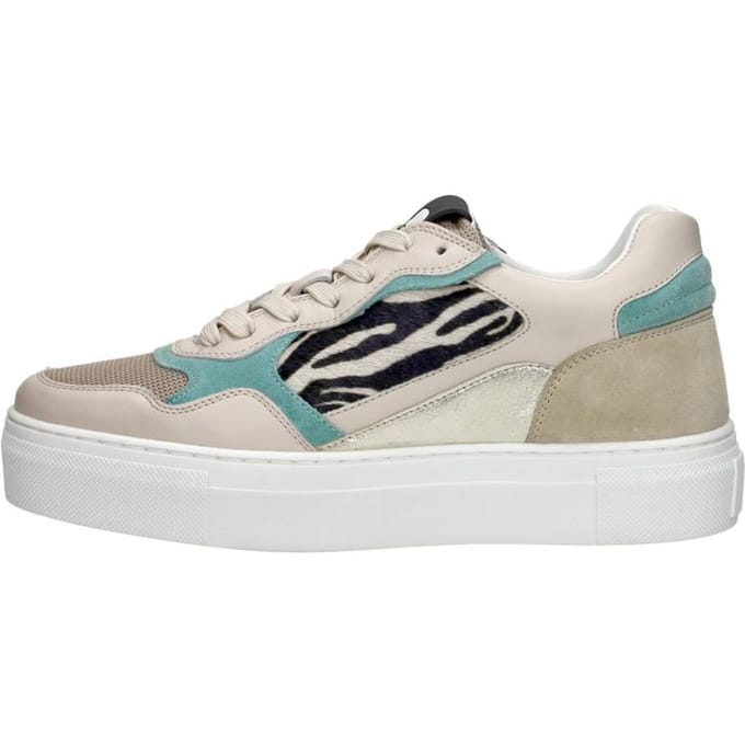 Maruti - Tavi Sneakers Blauw - Offwhite - Blue - Zebra - 40