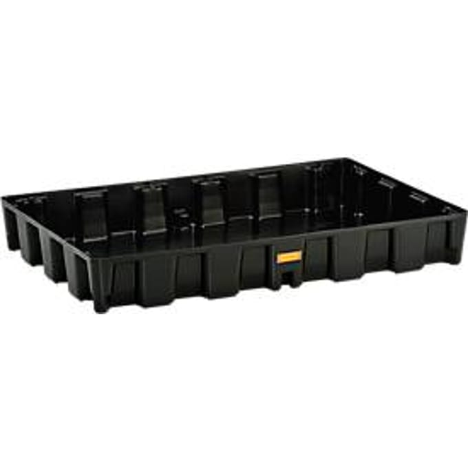 PE lekbak 120HD, gemaakt van polyetheen, 100% recyclebaar, zonder PE rooster