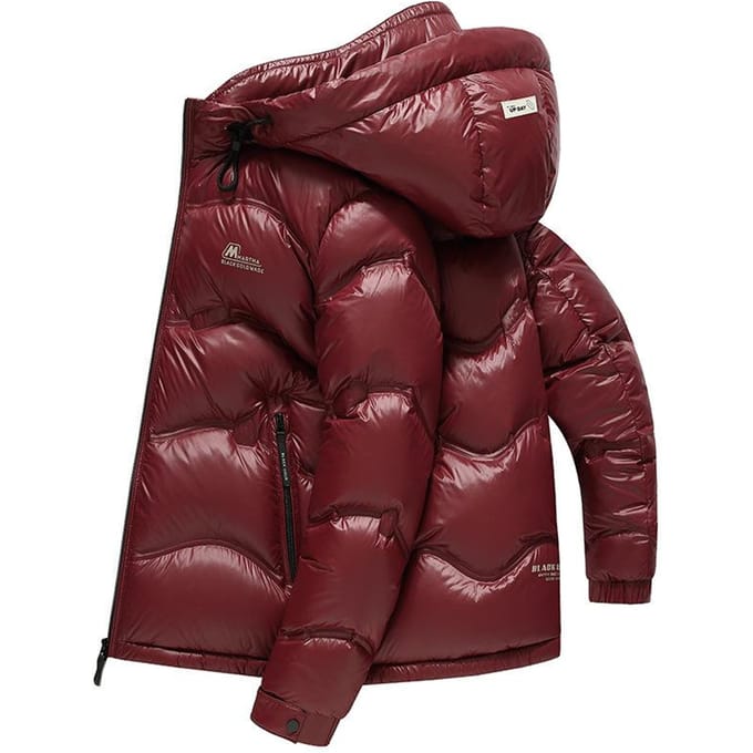 Winter Verdikte Korte Donsjas Heren Koudebestendig Casual Donsjack met Capuchon M groen