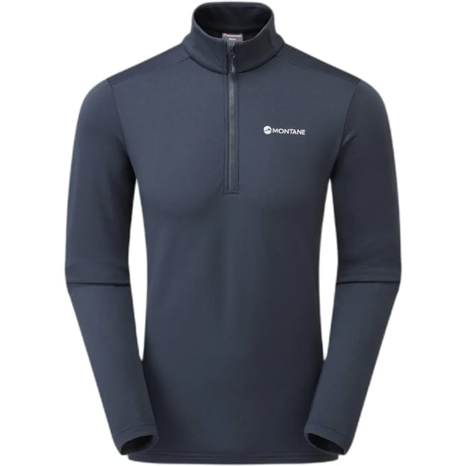 Montane Protium Pull-on Fleece Met Halve Rits Blauw M Man