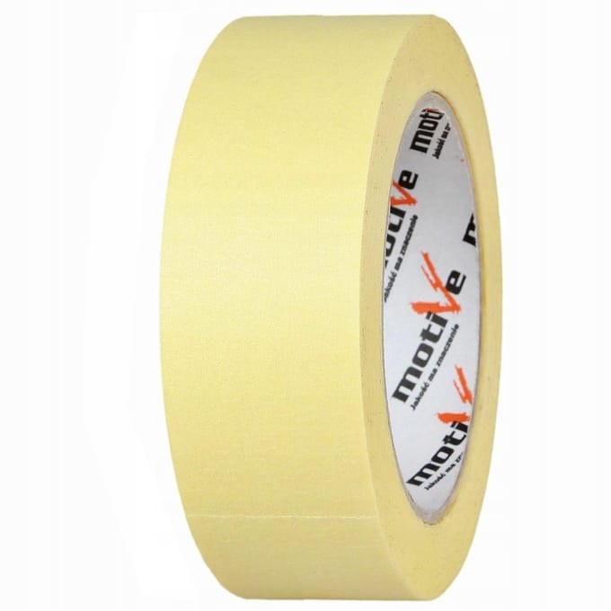 Gele papieren schilderstape 38mm x 25m - Ideaal voor schilderwerk