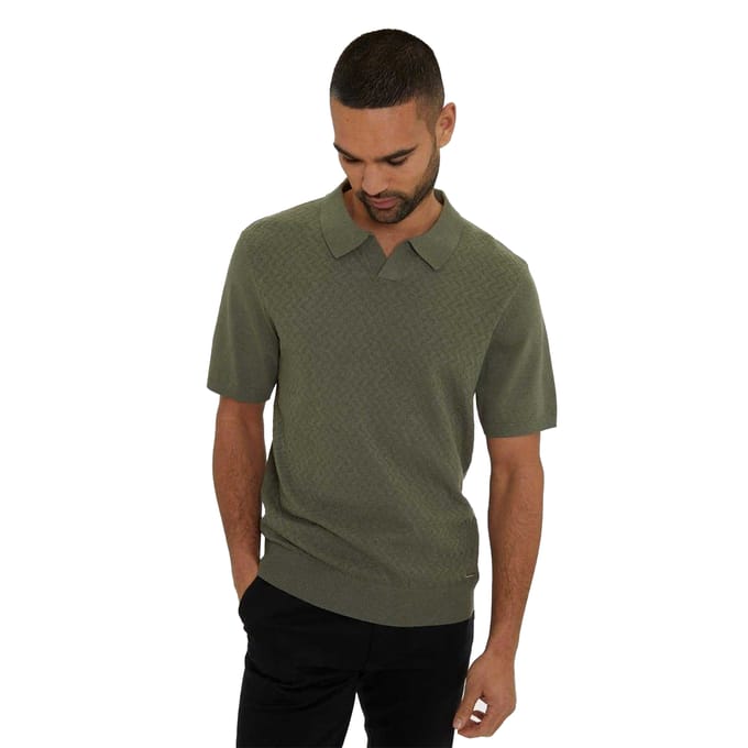 Threadbare Heren polo (Donkere Salie)