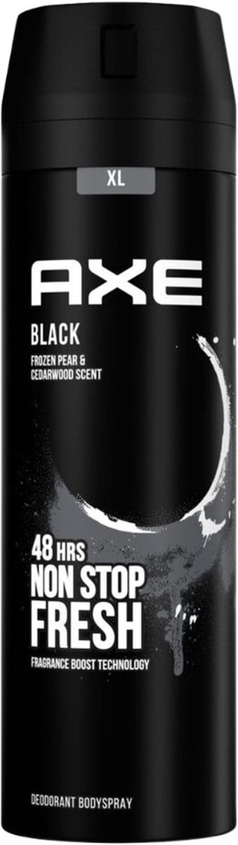 Axe XL - Deodorant Bodyspray - 48hrs Fresh - Black - Frozen Pear & Cedarwood - 200 ml