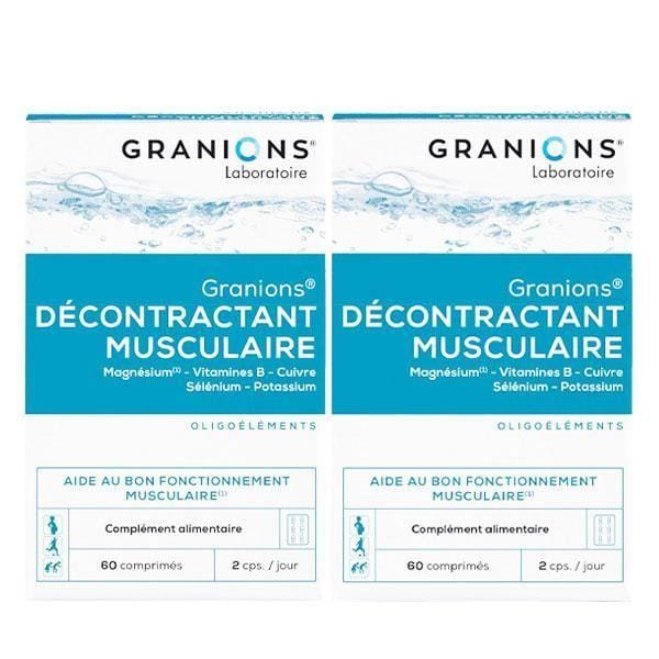 Granions Spierontspanner Set van 2 x 60 tabletten