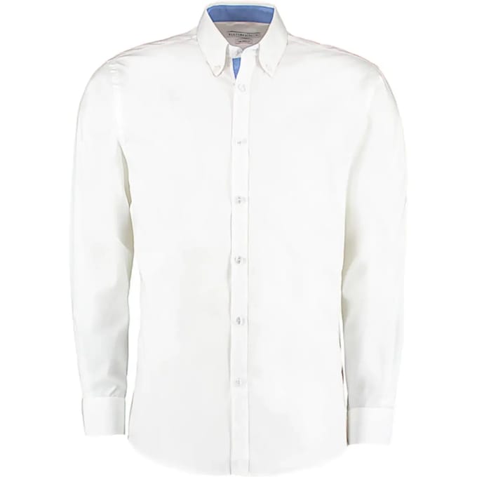 Chemise op maat met contrast Kustom Kit Premium Oxford