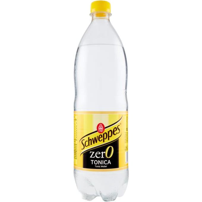 Boisson gazeuse tonic sans sucre 1l - schweppes