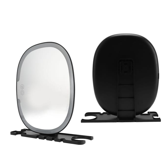 Verlichte Beslagvrije Douchespiegel voor Scheren 3 Verlichtingsmodi Make-up Anti-condens Wandspiegel white