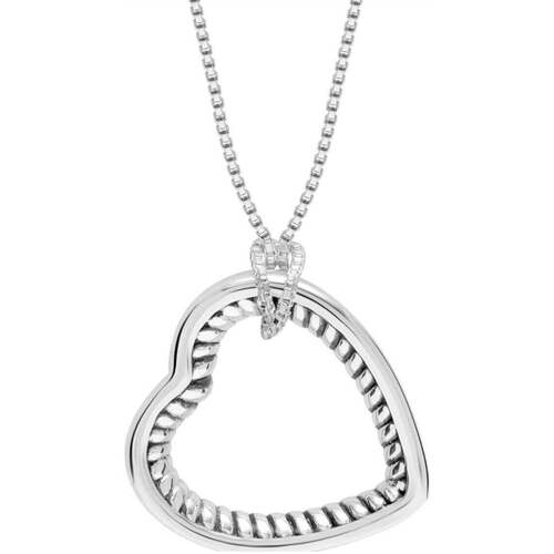 Damesketting Hart Hanger Sterling Zilver 925 BICLL021