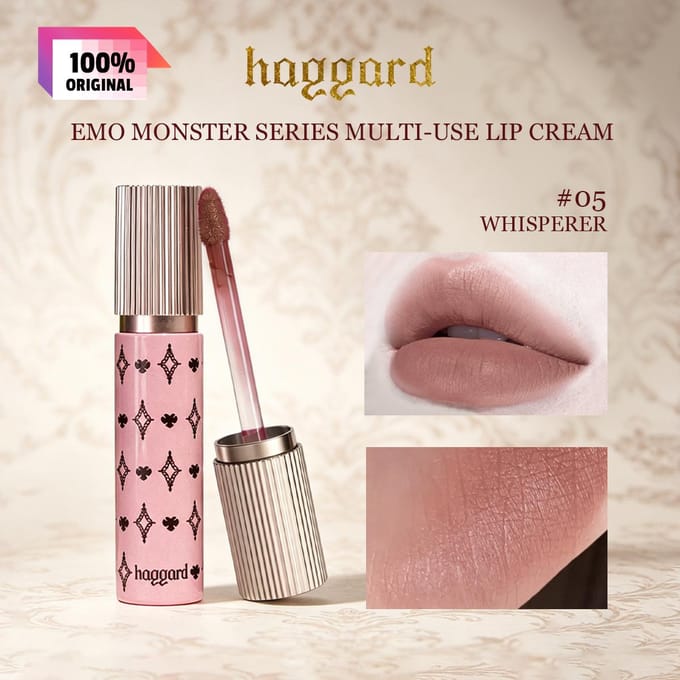 haggard - Emo Monster Multi-Purpose Lip Cream - 8 Colors 05# Whisperer - 3.5g