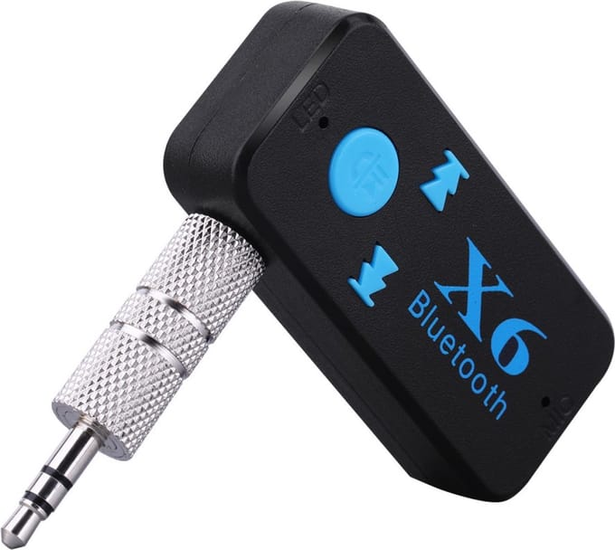 Peachy X6 Draadloze Bluetooth 4.0 muziekontvanger AUX - 3.5 mm headphone jack