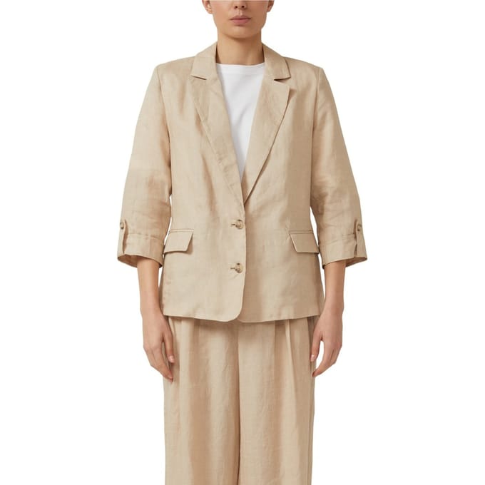 s.Oliver  Jackets Indoor Beige Size: 44 | Blazers Outlet | Dames | Beige