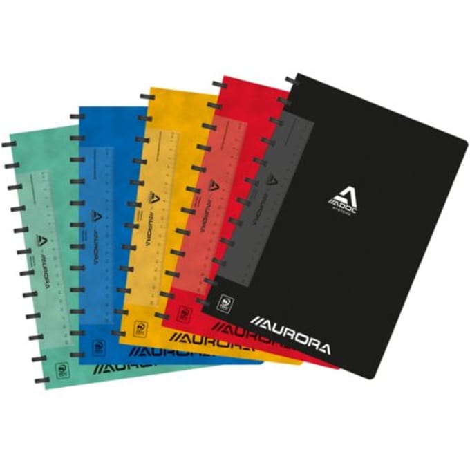 Schrift Adoc Classic A4 lijn 144 pagina's 90gr assorti
