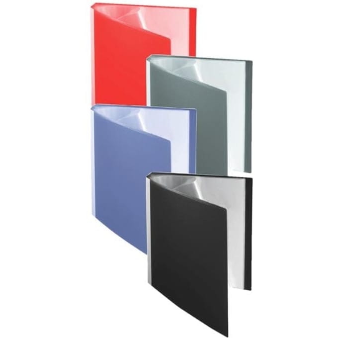 FolderSys presentatiemap, voor A4-formaat, 20 zichtmappen, blauw