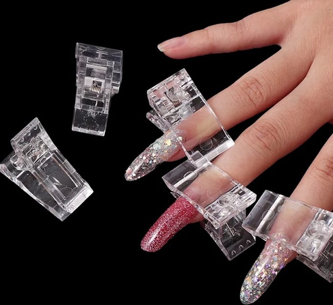Nagelklem voor polygel - Dual Form Klem - 10 Stuks