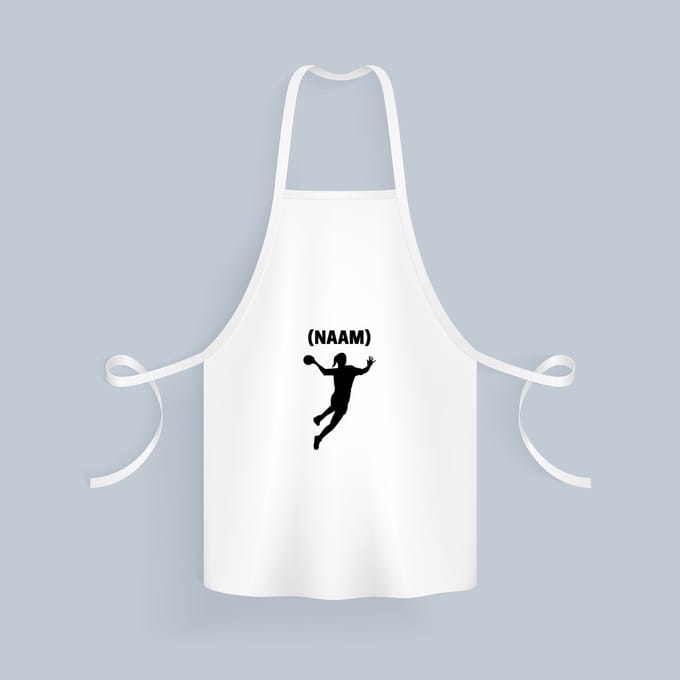 Akyol - handbal met eigen naam - Keukenschort - Handbal - handbalster - sport - 82 bij 71 cm