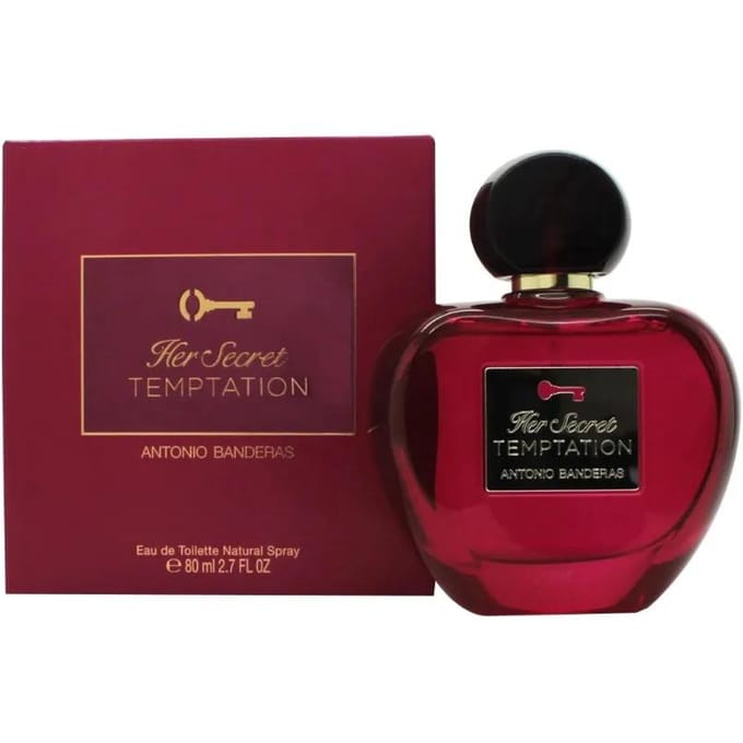 Puig A Banderas Her Secret Temptation Eau de Toilette Spray 80ml black