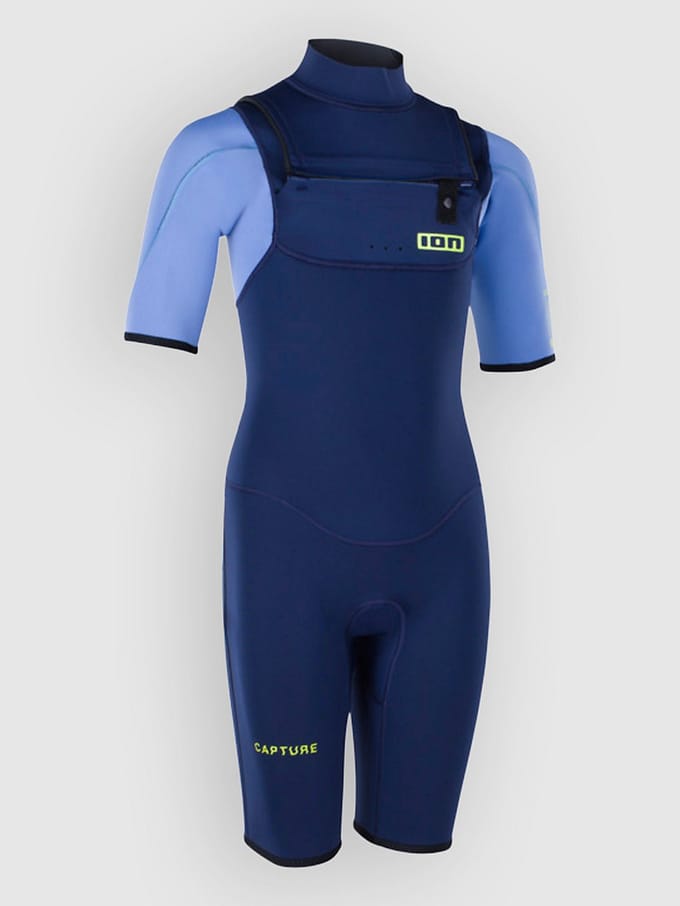 Ion Capture 2/2 Shorty Ss Front Zip Kids Wetsuit blauw