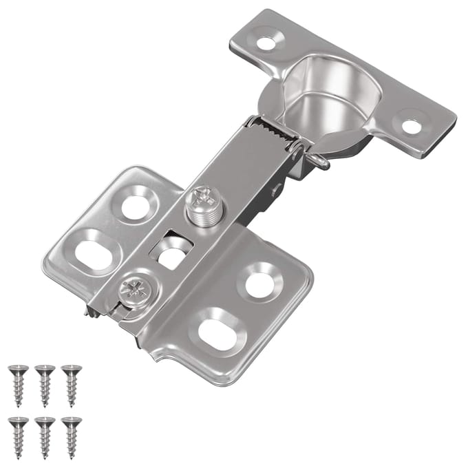 vidaXL - Scharnier - 12 - st - Nikkel - 85 - x - 52,5 - x - 9,5 - mm - IJzer