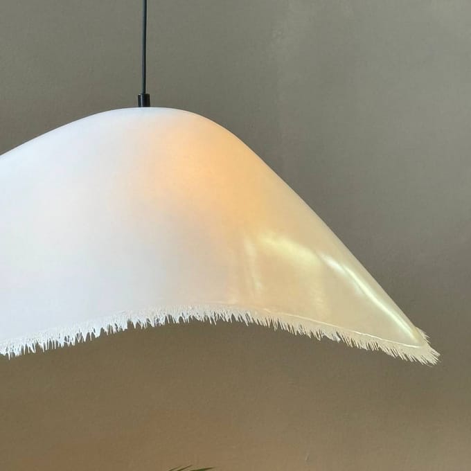 Karman buiten hanglamp Moby Dick, lengte 150 cm, glasvezel