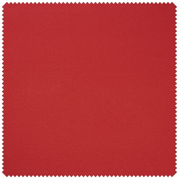 Decoratieve stof linnen optiek "Uni" - Granada -Rood