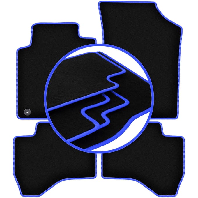 CARLUX-BLUE automatten voor: Citroen C1 I hatchback (2005-2014)