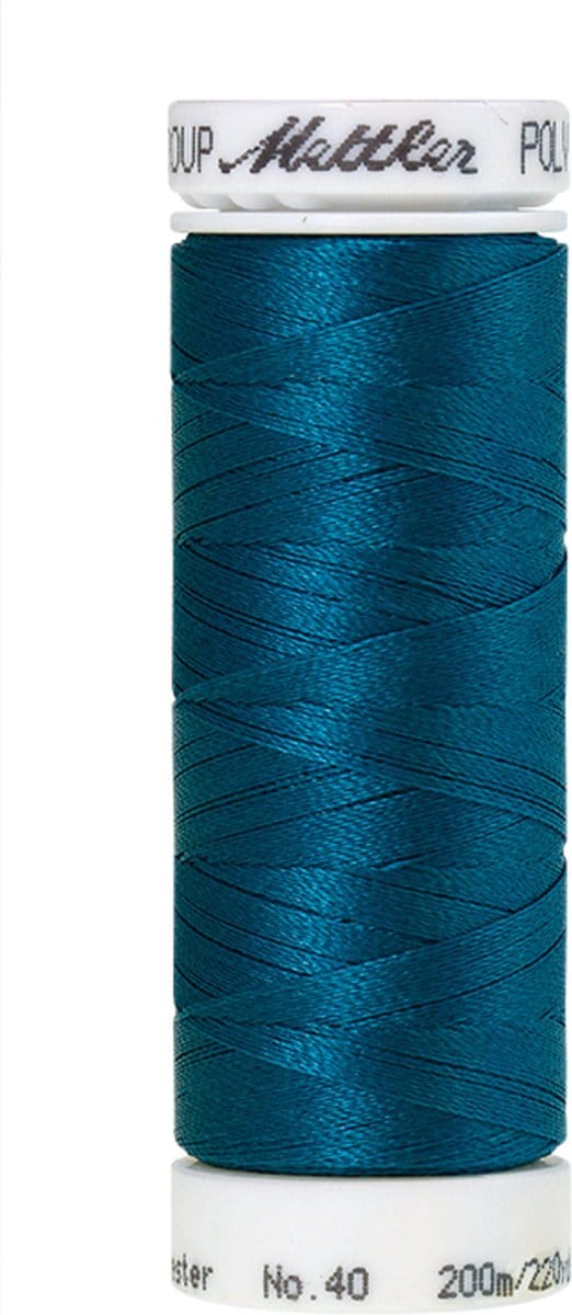 Mettler borduurgaren - Blauw - Nr 4116 - Polysheen - 200 meter