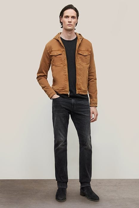 John Varvatos Driggs Trucker - Modern Trucker Jacket H Burnt Clay Taglia: 48 | Giacche leggere Outlet | Uomo
