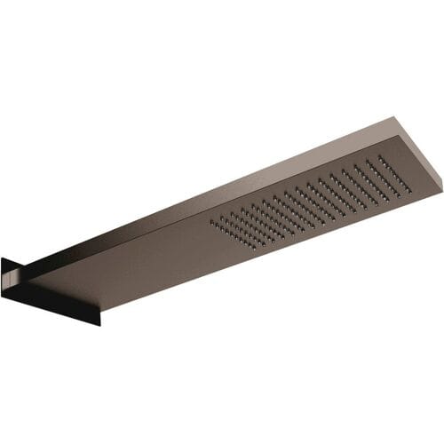 Herzbach DESIGN iX PVD wall-mounted rain shower square 53.7 x 16.5 cm 21.661700.1.40
