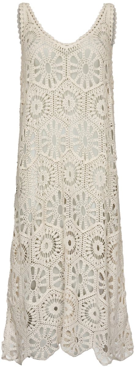 Pastunette - Cover-up / Jurk - Savanna - Offiwhite - Katoen - One Size