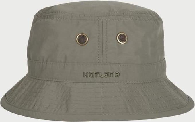 Hatland - Kasai - Vissershoed van gerecycled polyamide - Olijf groen - Maat S - Unisex