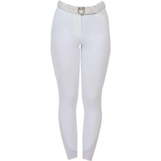 Dames wedstrijdbroek met middengrip Equestro Ridertechnology