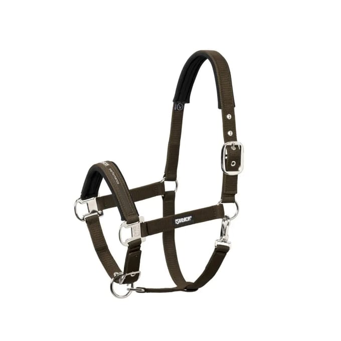 Eskadron Headcollar Pin Buckle Shetland Darkbrown