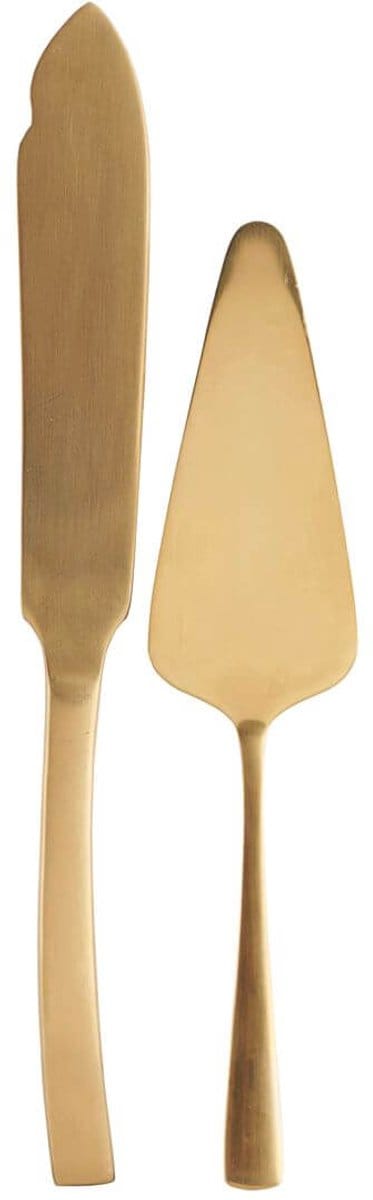 House Doctor Taartschep set Golden - set van 2