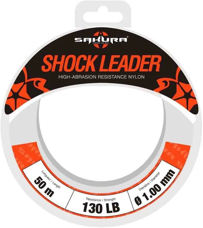 Sakura Shock Leader Monofilament 50 M Wit 0.800 mm