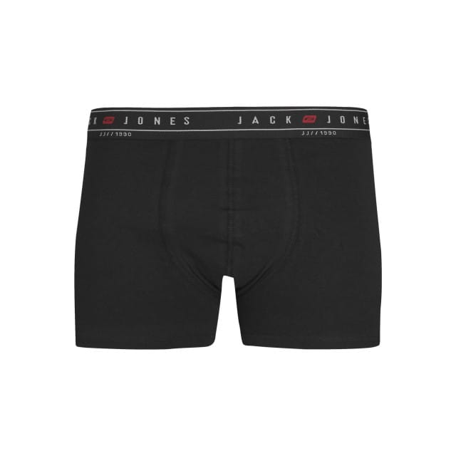 Jack & Jones Heren Boxershorts Trunks JACNAGEE Rood/Donkerblauw/Zwart 3-Pack - Maat M