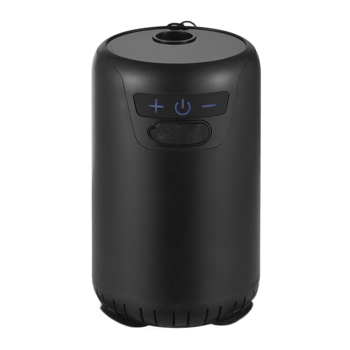 Draagbare Camping Douche Buiten Douche Elektrische Douche met Temperatuurweergave voor Kamperen Wandelen black