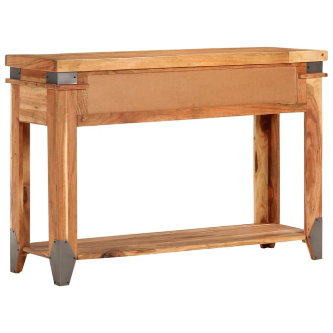 vidaXL - Wandtafel - 110x34x74 - cm - massief - acaciahout