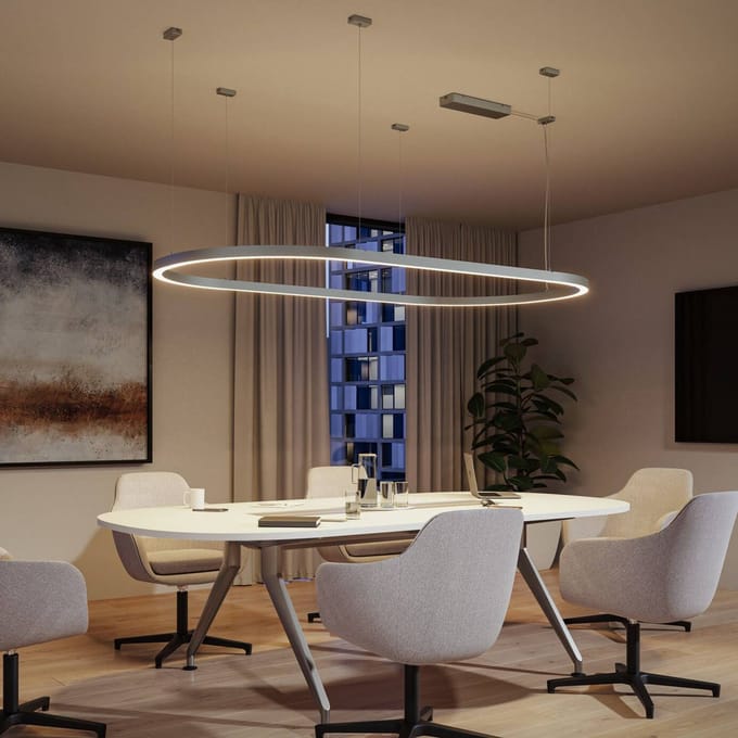 Paulmann afdekking Linion, wit, lengte 100 cm, kunststof