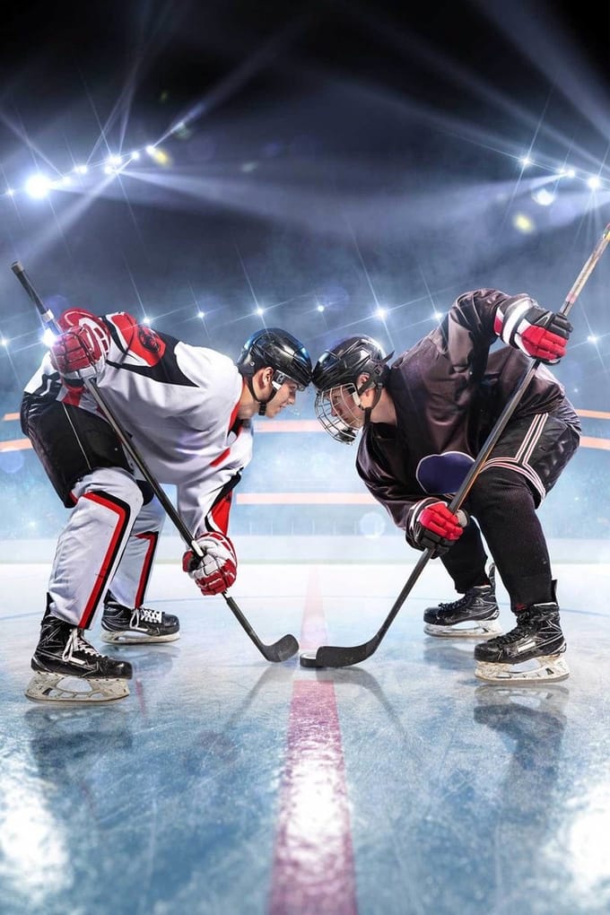 Sweet Home Fleece deken, IJshockey - 100 x 150 cm - Polyester