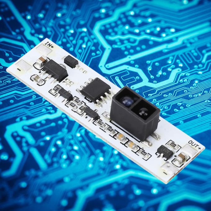 Handbewegingssensor Schakelmodule 524VDC voor Kast Kledingkast LED-verlichting black