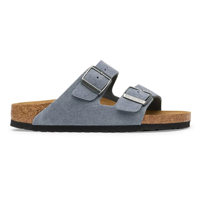 Leren sandalen Birkenstock Arizona Suede