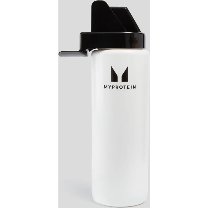 Myprotein hybride waterfles - Transparant/Zwart