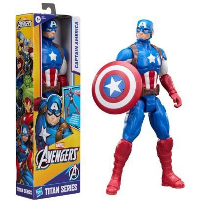 Hasbro Avengers Evergreen Titan Captain America Actiefiguren en superhelden