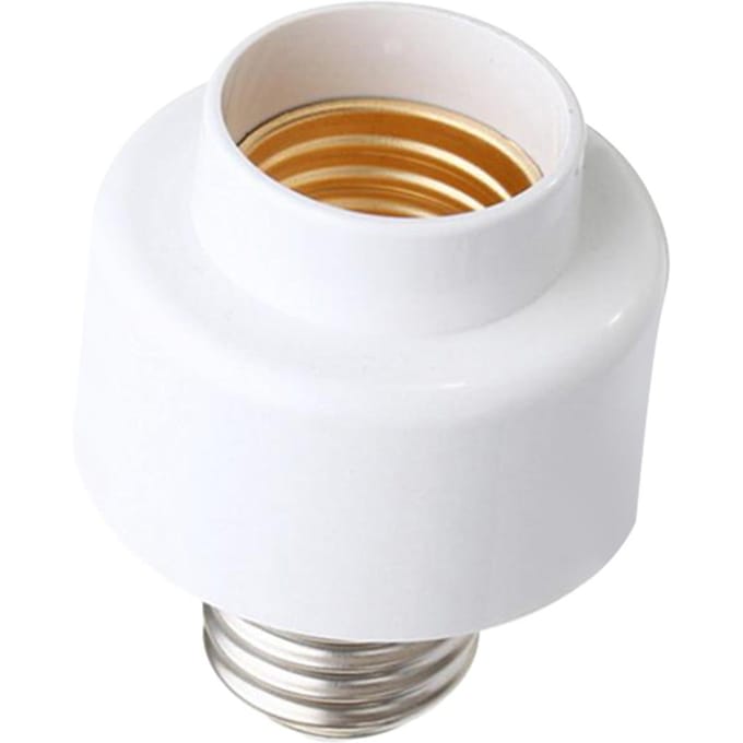 Tuya Smart Slampher WiFi Smart Light Bulb Holder E27 Draadloze Lamphouder Real Timer voor Smart wit