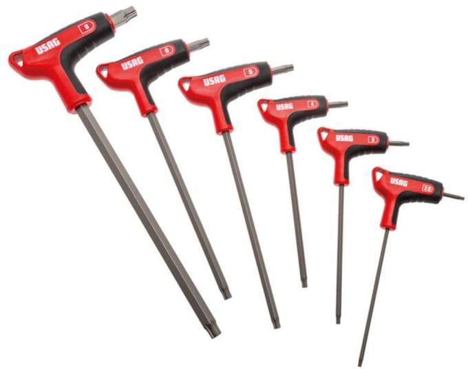 USAG Haakse inbussleutels met speciale profielen X-Grip - 280 HX/SE6