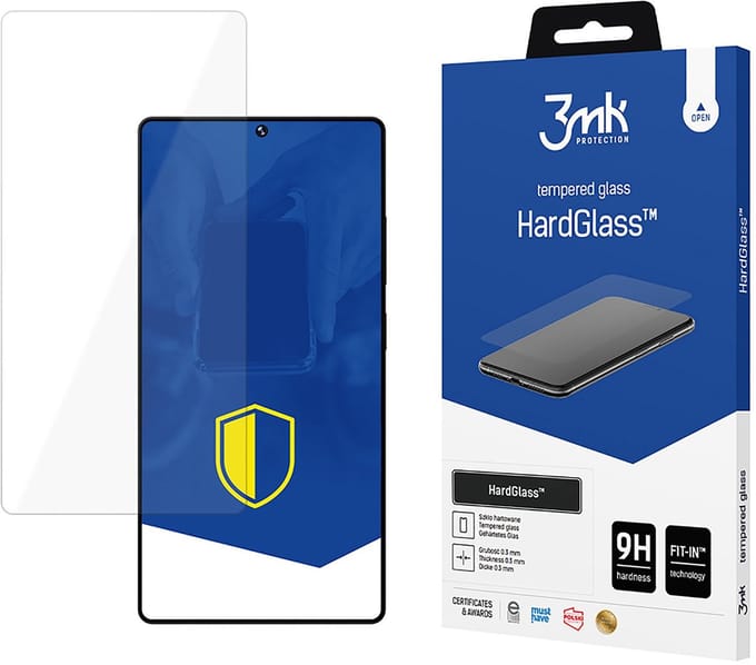 3MK HardGlass schermbeschermfolie voor Samsung Galaxy S25 Ultra S938, gehard glas, volledige lijmlaag