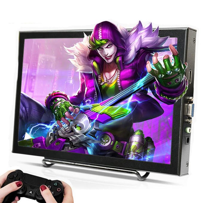 Draagbare 11,6 inch scherm 1366x768 HDMI-monitor voor PS34 Xbox360 Raspberry Pi Windows UK Plug