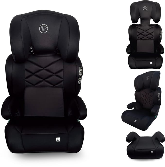 Liefjes & Co Moveup Isofix Autostoel – i-Size – Groep 2/3 (100–150 cm) Memory Foam - Afstelbare hoofdsteun - Booster