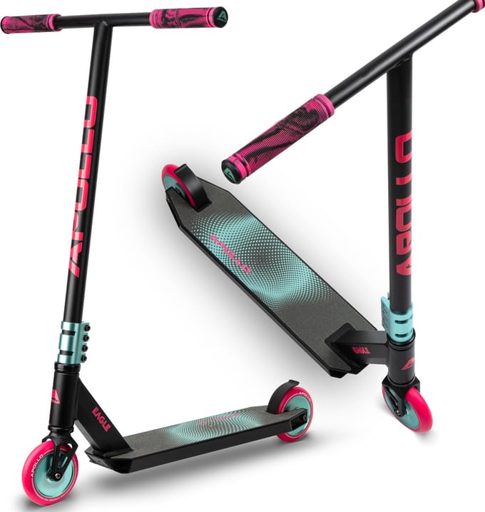Apollo Stunt Scooter - Eagle, geanodiseerde professionele stuntstep, kinderstep met ABEC 9 lagers, 110mm wielen